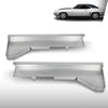 G-PLUS Inner Rocker Panel Support Braces Compatible with Chevy Camaro Pontiac Firebird 1967-1969 Silver