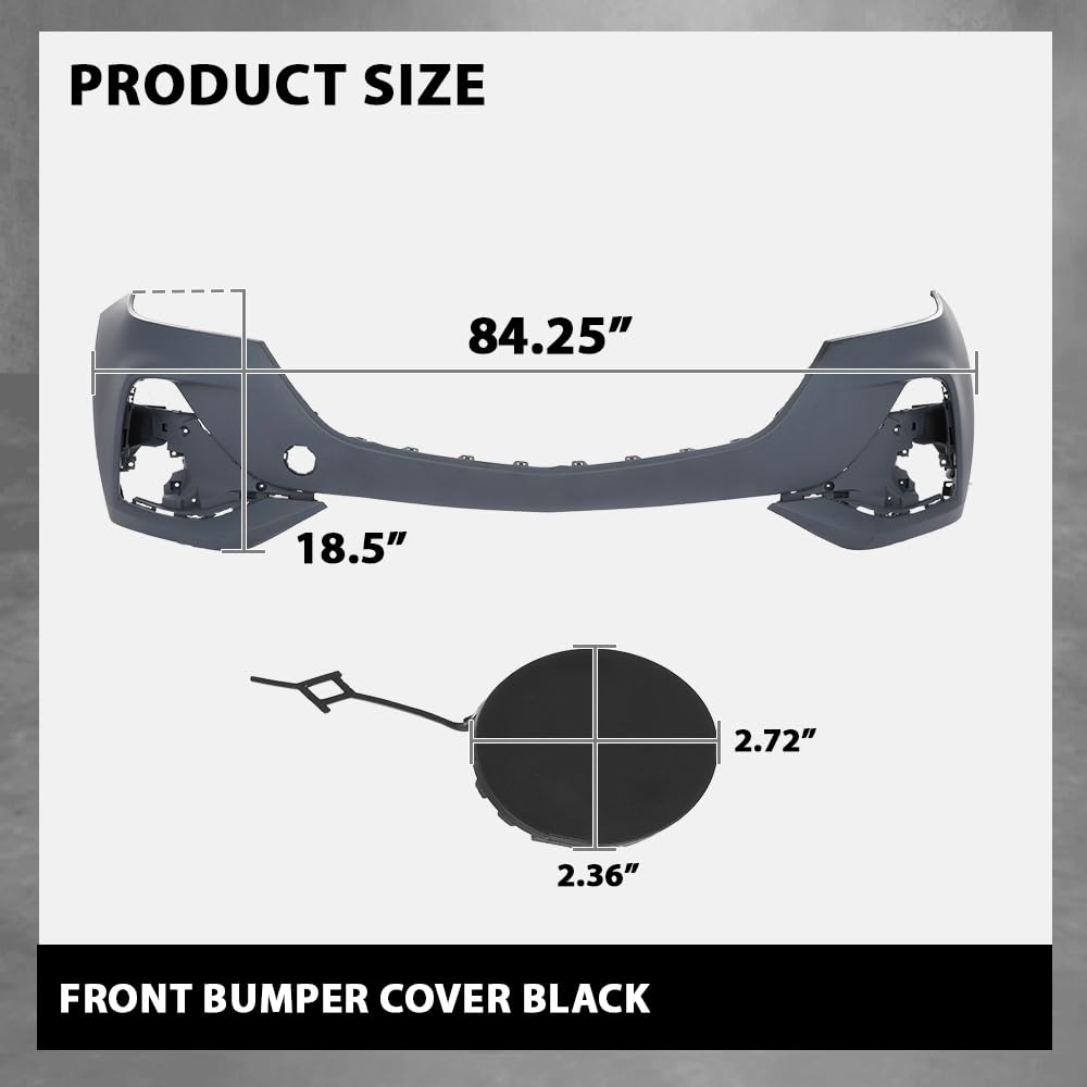 G-PLUS Front Bumper Cover Compatible with Buick Encore GX 2020 2021 2022 2023 w/o Sport Package, 42774797, Grey