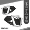 G-PLUS Pair Fog Light Cover Fog Lamp Grilles Cover, Compatible with Audi A4/S4 2020-2023, LH Driver & RH Passenger 2PCS