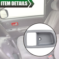 G-PLUS Door Handle Trim Set for Toyota Tundra 2000-2006 2PCS Light Gray Side View