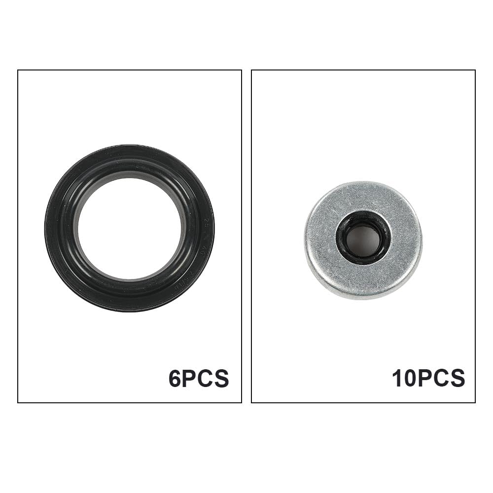 G-PLUS Valve Cover Gasket Seals Set Compatible with Acura MDX RDX RL TL 3.5L 3.7L 2010-2014/Fit Honda Accord 3.5L 2008-2014 VS50773R, VS50558
