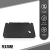 G-PLUS Hood Insulation Pad 1/2" with Clips Compatible with Jeep Grand Cherokee ZJ 1993-1998 Black
