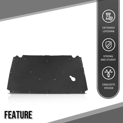 G-PLUS Hood Insulation Pad 1/2" with Clips Compatible with Jeep Grand Cherokee ZJ 1993-1998 Black