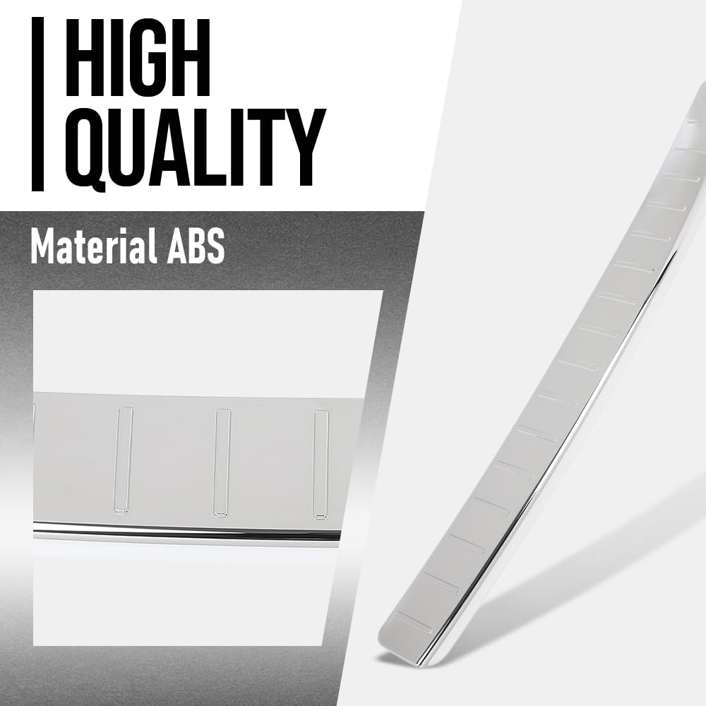 G-PLUS Rear Bumper Skid Plate Compatible with Benz X164 GL-Class GL450 GL500 GL550 2009-2012 A1648840190 Silver