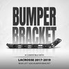 G-PLUS Rear Left Side Bumper Guide Bracket Support Compatible with Buick LaCrosse 2017 2018 2019 26227243 Black