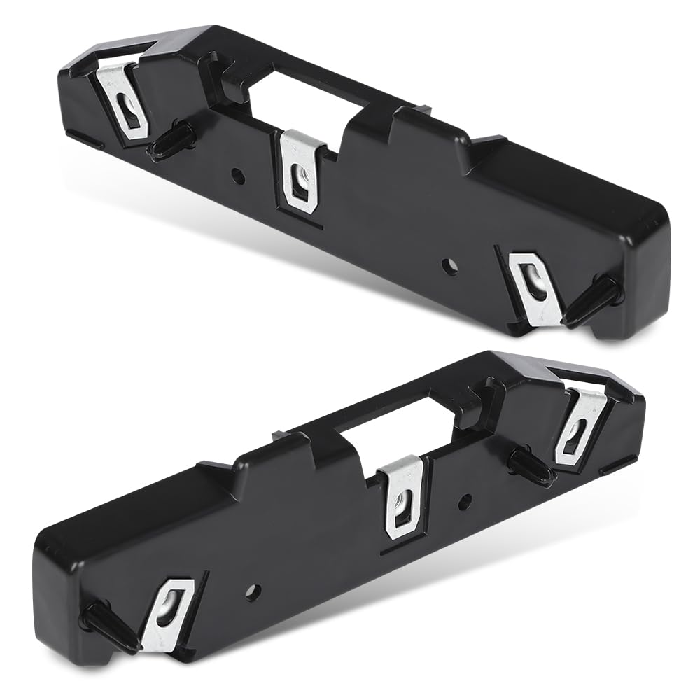 G-PLUS Pair Front Bumper Face Bar Brackets Retainer Mounting Braces Set, Compatible with Ford Edge (submodel: SE, SEL, Sport, Titanium) 2015-2018, LH Driver & RH Passenger 2PCS, FT4Z17C947A, FO1033108