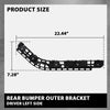 G-PLUS Rear Bumper Outer Bracket Left Compatible with Chevy Malibu 2013-2016 20809859