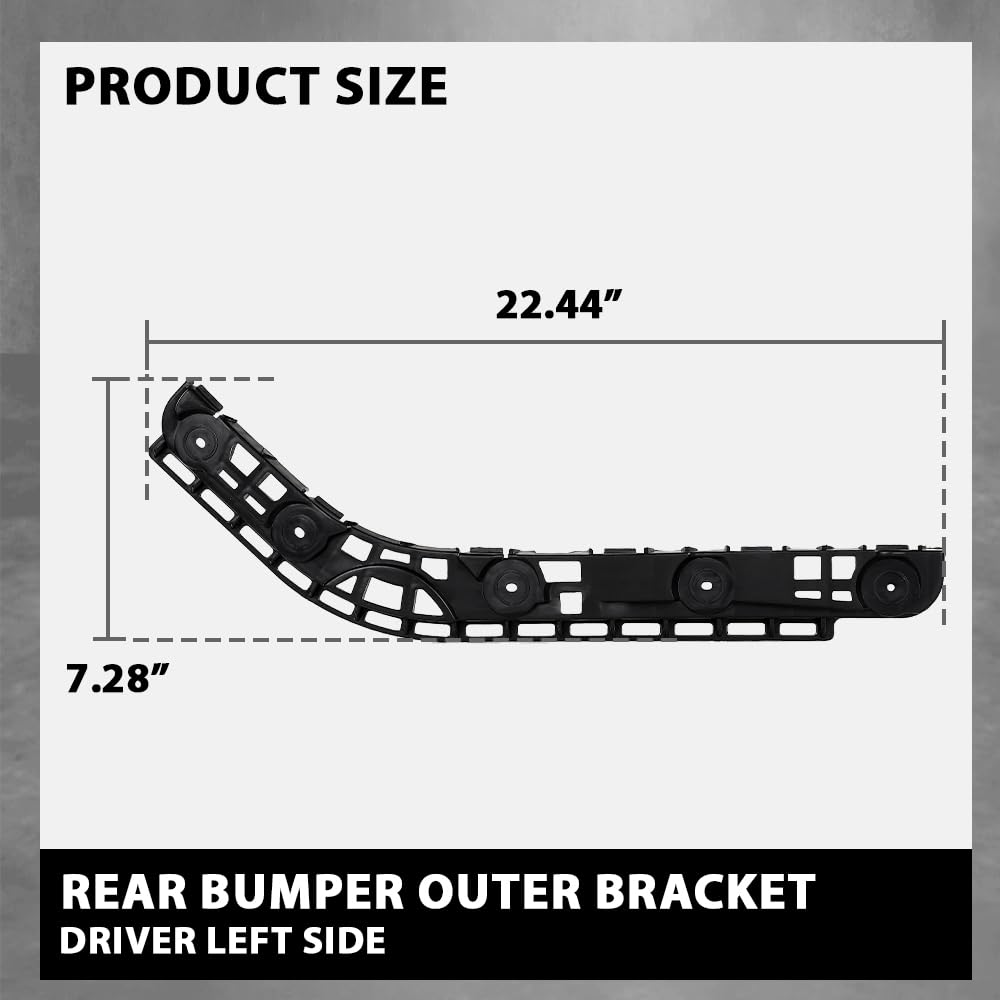 G-PLUS Rear Bumper Outer Bracket Left Compatible with Chevy Malibu 2013-2016 20809859