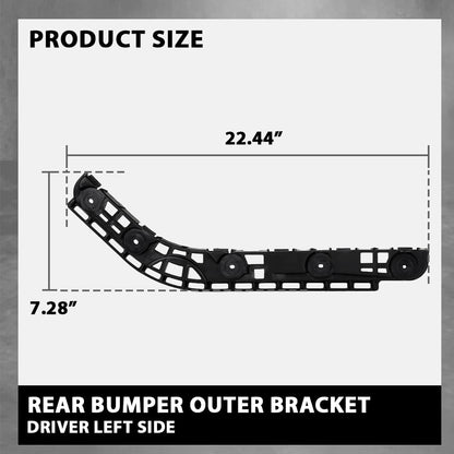 G-PLUS Rear Bumper Outer Bracket Left Compatible with Chevy Malibu 2013-2016 20809859