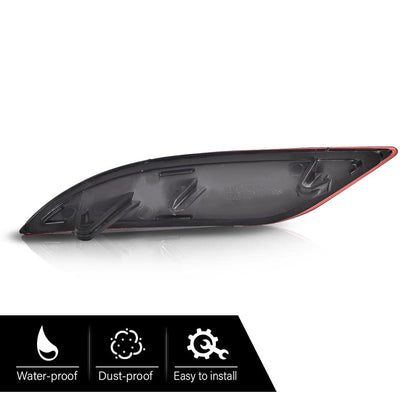 G-PLUS Rear Bumper Reflector Right Passenger Side Assembly Unit Compatible with Chevy Malibu Hybrid 2016-2019 /Fit Malibu L 2016-2021 /Fit Malibu LS LT 2016-2022 23174490 GM1185113 23174489 GM1184113