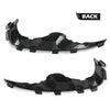 G-PLUS Front Bumper Bracket Compatible with 2012-2016 Chevy Sonic, Black Steel Aluminum Mounting Brackets, Pair Set, Front Bumper Retainer Replacement