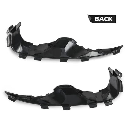 G-PLUS Front Bumper Bracket Compatible with 2012-2016 Chevy Sonic, Black Steel Aluminum Mounting Brackets, Pair Set, Front Bumper Retainer Replacement