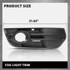 G-PLUS Front Right Fog Light Bezel Trim, Compatible with Audi Q5 Base 2009-2011/ Q5 (submodel: Premium, Premium Plus, Prestige) 2009-2012, Passenger Side, 8R0807682A01C, AU1039108