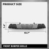 G-PLUS Bumper Grille Front Compatible with Cadillac XT5 2017-2019 GM1036175, 23470666, 84107965 Black
