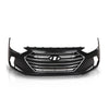 G-PLUS Front Bumper Cover Grille Set Compatible with Hyundai Elantra 2017-2018