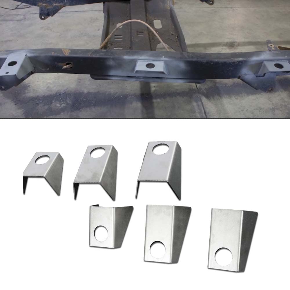 G-PLUS Frame to Body Mount Brackets Compatible with 1997-2006 Jeep Wrangler TJ Frame Rust Repair