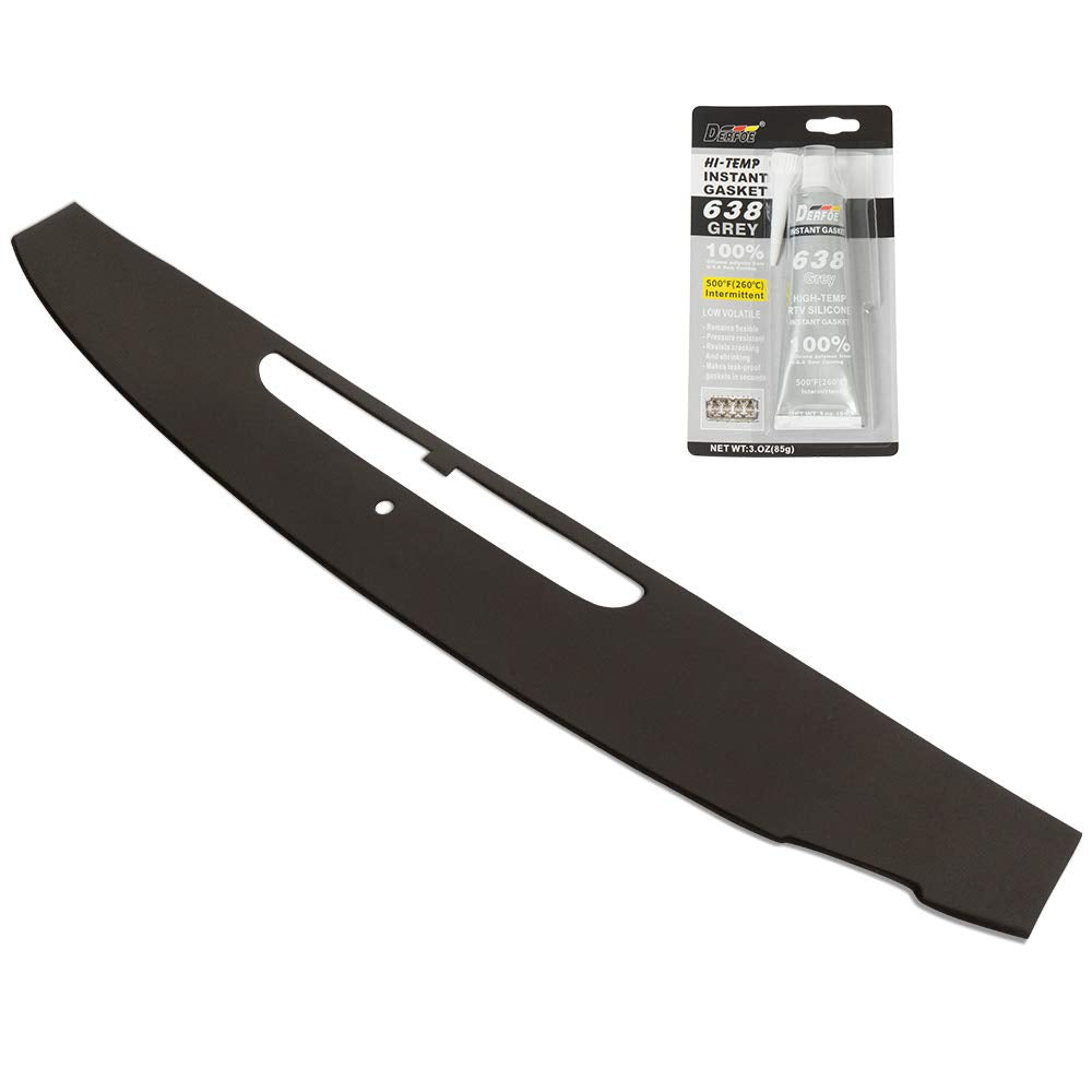 G-PLUS TPE Dash Board Cover Brown Compatible with 2007-2014 Cadillac Escalade ESV/2007-2013 EXT and Hybrid 18714VBLK