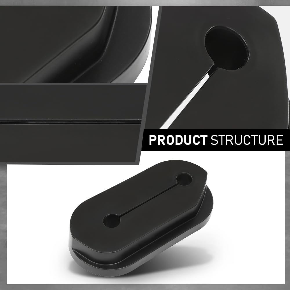 G-PLUS Hood Seal Pair Black Fit for HMMWV Hummer H1 12342357