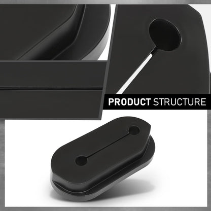 G-PLUS Hood Seal Pair Black Fit for HMMWV Hummer H1 12342357