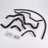 G-PLUS Silicone Radiator Hose Kit Clamps Compatible with Honda Civic 2001-2005 Black