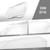 G-PLUS Headlight Lens Cover Compatible with Benz CLS W218 CLS350 CLS500 CLS550 2010 2011 2012 2013 2014 Left & Right Front Headlamp Lens Cover Clear