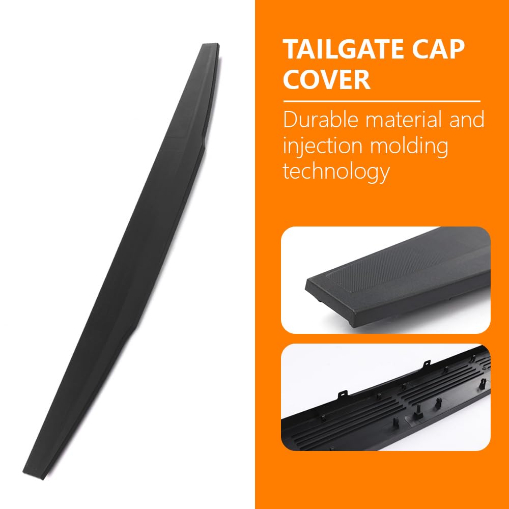 G-PLUS Tailgate Top Trim Cap Cover Molding Compatible with Ford Super Duty F250 F350 F450 F550 2017-2022 Bed Edge Paint Protection HC3Z-9941018-AD