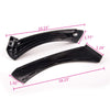 G-PLUS Replacement for BMW E90 3-Series 318 320 325 328 330 335 Sedan Black Front Rear Right Inner Door Panel Handle + Door Pull Outer Trim Cover 51417230850 51-41-7-230-850