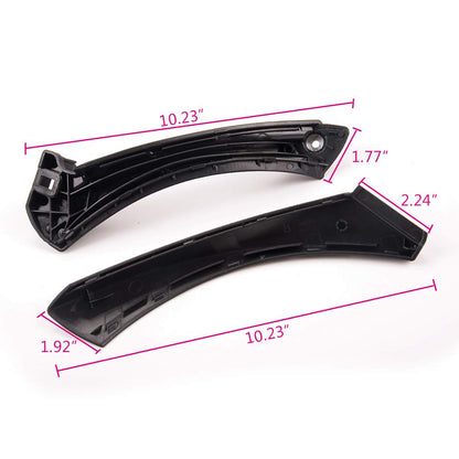G-PLUS Replacement for BMW E90 3-Series 318 320 325 328 330 335 Sedan Black Front Rear Right Inner Door Panel Handle + Door Pull Outer Trim Cover 51417230850 51-41-7-230-850