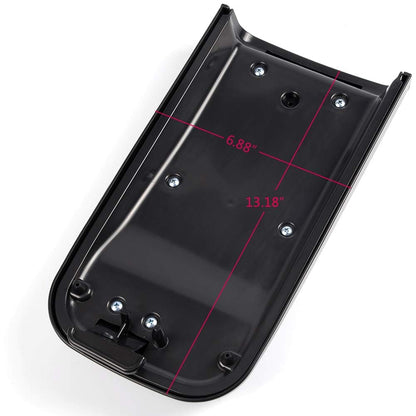G-PLUS Center Console Lid w/Latch & Screws Compatible with Chevy Trailblazer GMC Envoy 2002-2009/ Fit Oldsmobile Bravada 2002-2004#25998847, 88986007, GM88986007 Black Armrest Cover Accessories