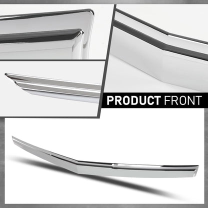 G-PLUS Hood Molding Trim Moulding Chrome Compatible with Cadillac Escalade/ESV 2015-2020, Fit for Models Without Sport Package 22956470, GM1235129