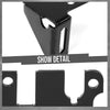G-PLUS Throttle Body Cable Bracket Fit 92MM 102MM LSX LS LS1 LS3 LS6 LS7 4‑Bolts Drive‑By‑Cable Throttle Body Not Fit the Larger 105mm Intakes Black