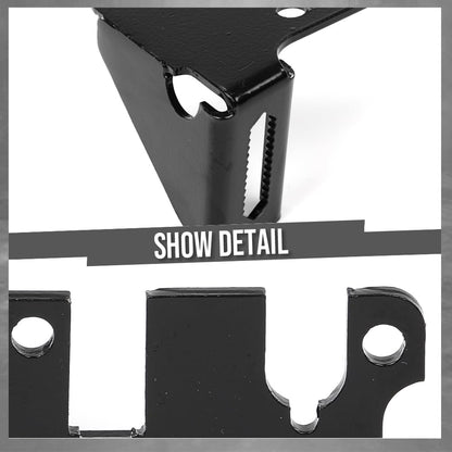 G-PLUS Throttle Body Cable Bracket Fit 92MM 102MM LSX LS LS1 LS3 LS6 LS7 4‑Bolts Drive‑By‑Cable Throttle Body Not Fit the Larger 105mm Intakes Black