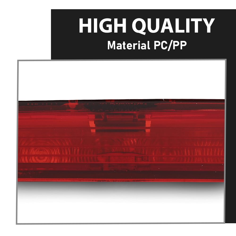 G-PLUS Rear 3rd Third Brake Light, Compatible with Benz X164 W251 V251 GL/R Class 2005-2012, High Mount Stop Lamp, Red Lens, A2518201156, 2518201156