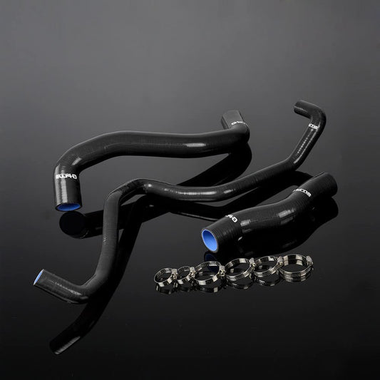 G-PLUS Silicone Radiator Hose Pipe Compatible With 2003-2007 Nissan 350Z Fairlady Z33 VQ35DE VQ35HR,Black