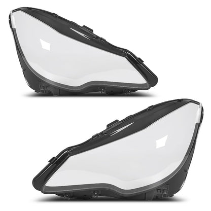 G-PLUS Headlight Lens Cover Compatible with Benz E-Class W207 C207 2014 2015 2016 Left & Right Front Headlamp Lens Cover Clear
