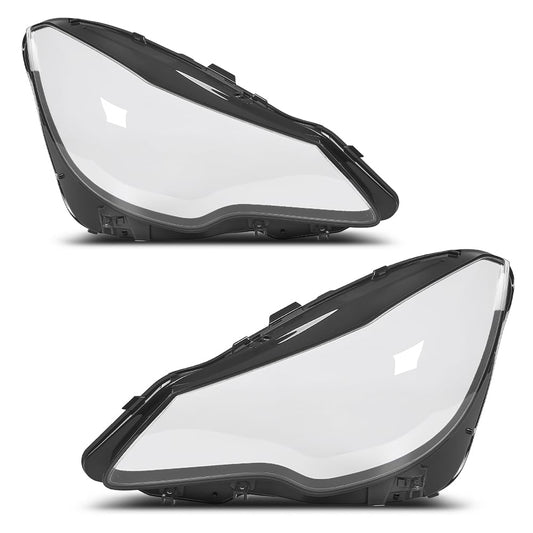 G-PLUS Headlight Lens Cover Compatible with Benz E-Class W207 C207 2014 2015 2016 Left & Right Front Headlamp Lens Cover Clear