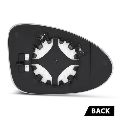G-PLUS Driver Left Side Mirror Glass Compatible with Porsche Macan 2015 2016 2017 2018 2019 2020 2021 95B857521H, 95B-857-521-G White