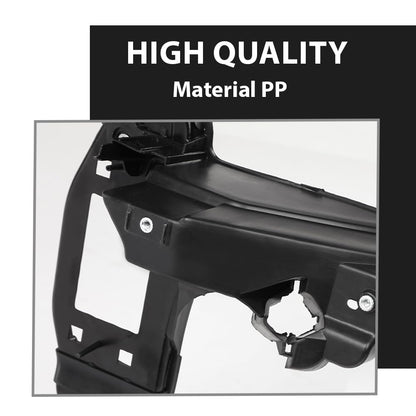 G-PLUS Radiator Support Panel Black, Compatible with Audi A8 2010-2018, 4H0805594E