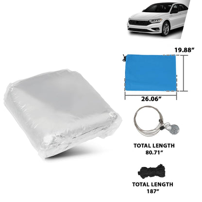 Heavy-Duty Car Cover Waterproof All Weather for Universal Sedan, Outdoor Rain Sun Snow UV Protection, Indoor Dust and Scratch Resistant 3L+ (189 * 71 * 59 inch)