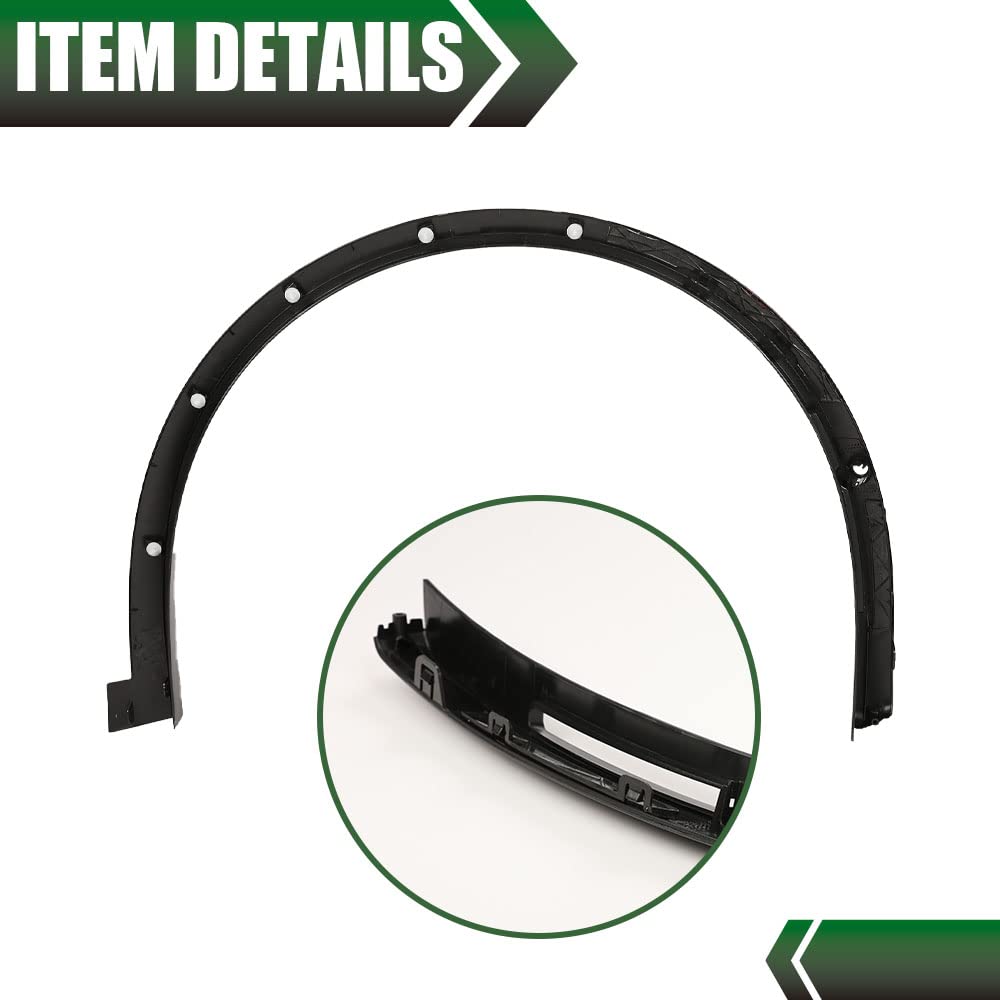 G-PLUS Rear Left Fender Flare Compatible with Tesla Model Y MY 2020 2021 2022 2023 2024 Fender Flare Wheel Arch Molding Driver Side 149416300B 149418700B