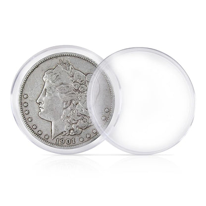 G-PLUS 25PCS 30.6mm Direct Fit Airtight Coin Holders Capsule Fit JFK Half Dollar w/Box