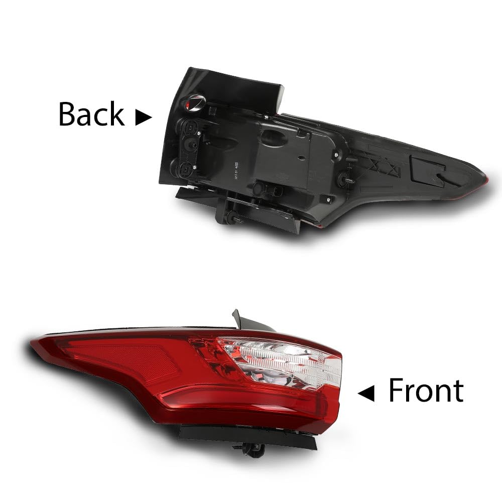 G-PLUS Tail Light Assembly Rear Brake Lamp Compatible with Chevy Traverse 2018-2021 Left Drive Side 84618033 Luces Traseras Rear Brake Lamps Assembly