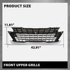 G-PLUS Front Upper Grille With Chrome Trim W/Camera Hole Compatible with Kia Carnival 2022-2024 86350R0110, 86350-R0110