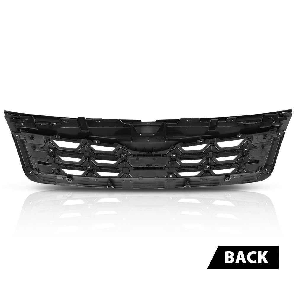 G-PLUS Front Grille Assembly w/Chrome Trim Compatible with Subaru Forester 2011-2013 Upper Bumper Grill Replacement for 91121SC040, 91122SC050