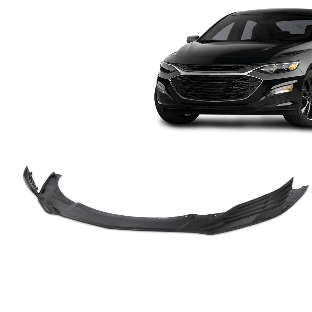 G-PLUS Front Lower Bumper Cover Lip Protector, Lip Spoiler Splitter Diffuser Compatible with Chevy Malibu 2019 2020 2021 Front Bumper Chin Spoiler Lip Splitter Cover Trim
