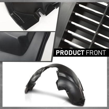 G-PLUS Front Right Side Fender Liner Splash Shield Compatible with Jaguar XJ XJR X351 2010-2019 Black