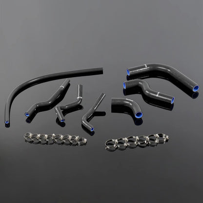 G-PLUS Silicone Radiator Heater Hose Compatible With 1986-1995 Suzuki Samurai Black