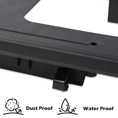 G-PLUS Front License Plate Tag Bracket Holder w Screws Compatible with 2011-2016 Ford Super Duty (F250, F350, F450, F550) BC3Z-17A385-AA BC3Z17A385AA Black