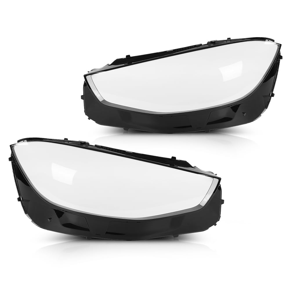 G-PLUS Left & Right Headlight Lens Headlamp Cover Compatible with Benz SClass W223 V223 Z223 Models 2020-2024