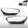 G-PLUS Headlight Lens Cover Compatible with BMW X5 X6 G05 G06 2018-2022 Left & Right Pair Front Headlamp Lens Cover Clear